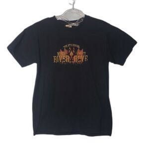 WBCN Boston Radio 2003 River Rave Black T Shirt Size Large